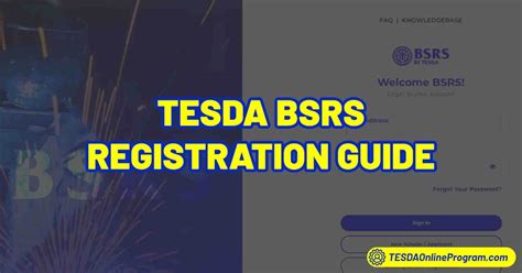 tesda bsr